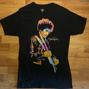 Jimi Hendrix Chuck Boyd Pop Art Graphic T-Shirt Medium